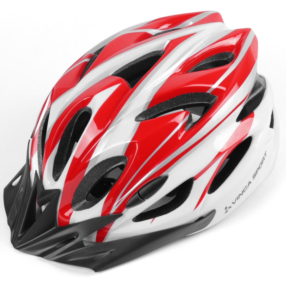 Велошлем IN-MOLD Vinca Sport (Цвет: Красный, Цвет2: Белый, Размер: L (58-62))